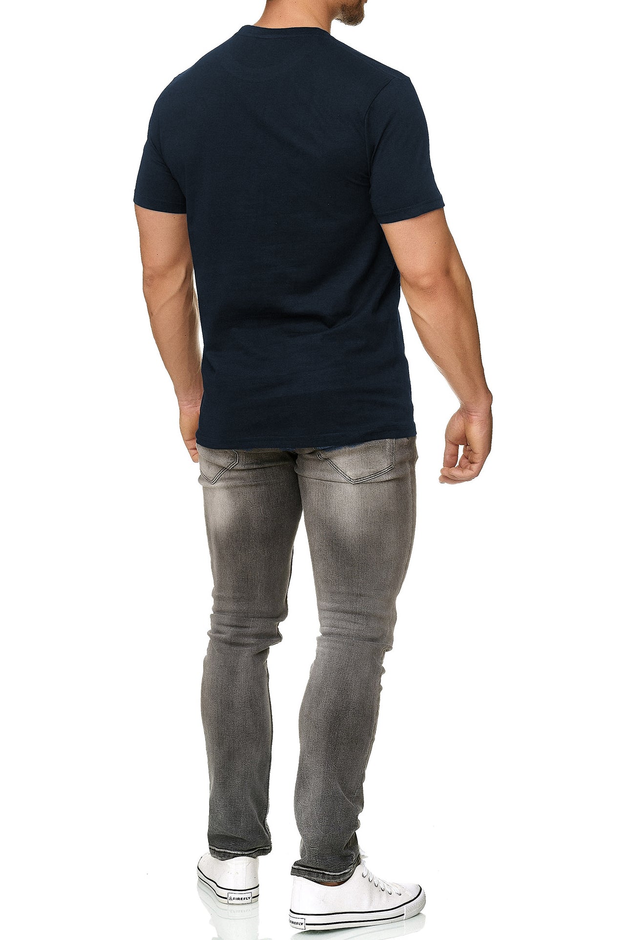 Herren T-Shirt Rundhals Baumwolle – Sunset