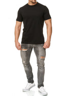 Herren T-Shirt Rundhals Baumwolle – Sunset