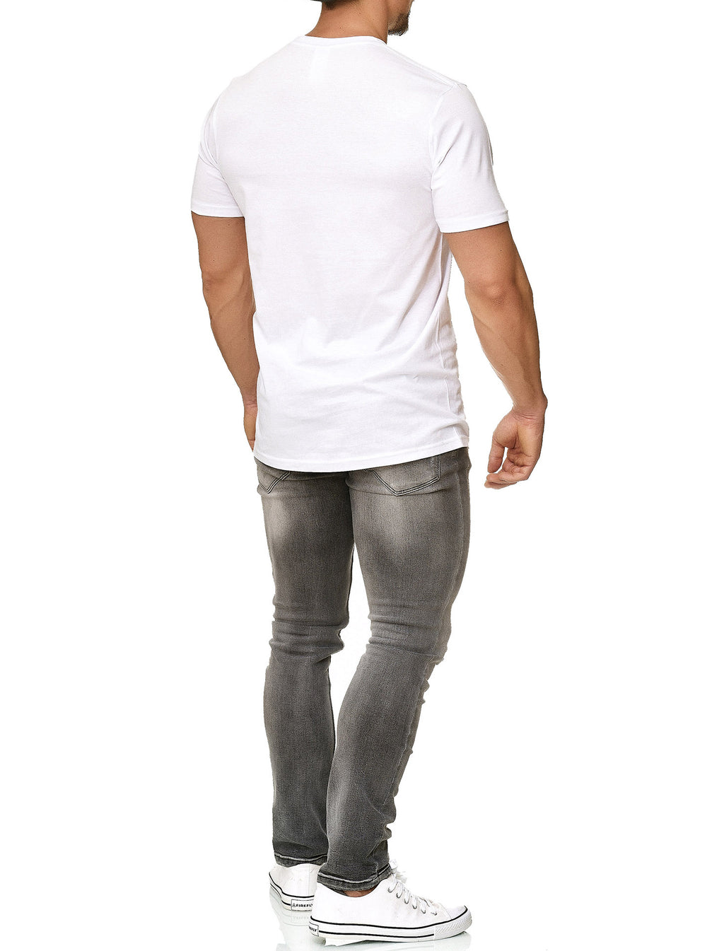 Herren T-Shirt Rundhals Baumwolle – Sunset