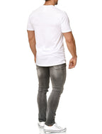 Herren T-Shirt Rundhals Baumwolle – Sunset