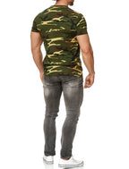 Herren Camouflage T-Shirt Sunset