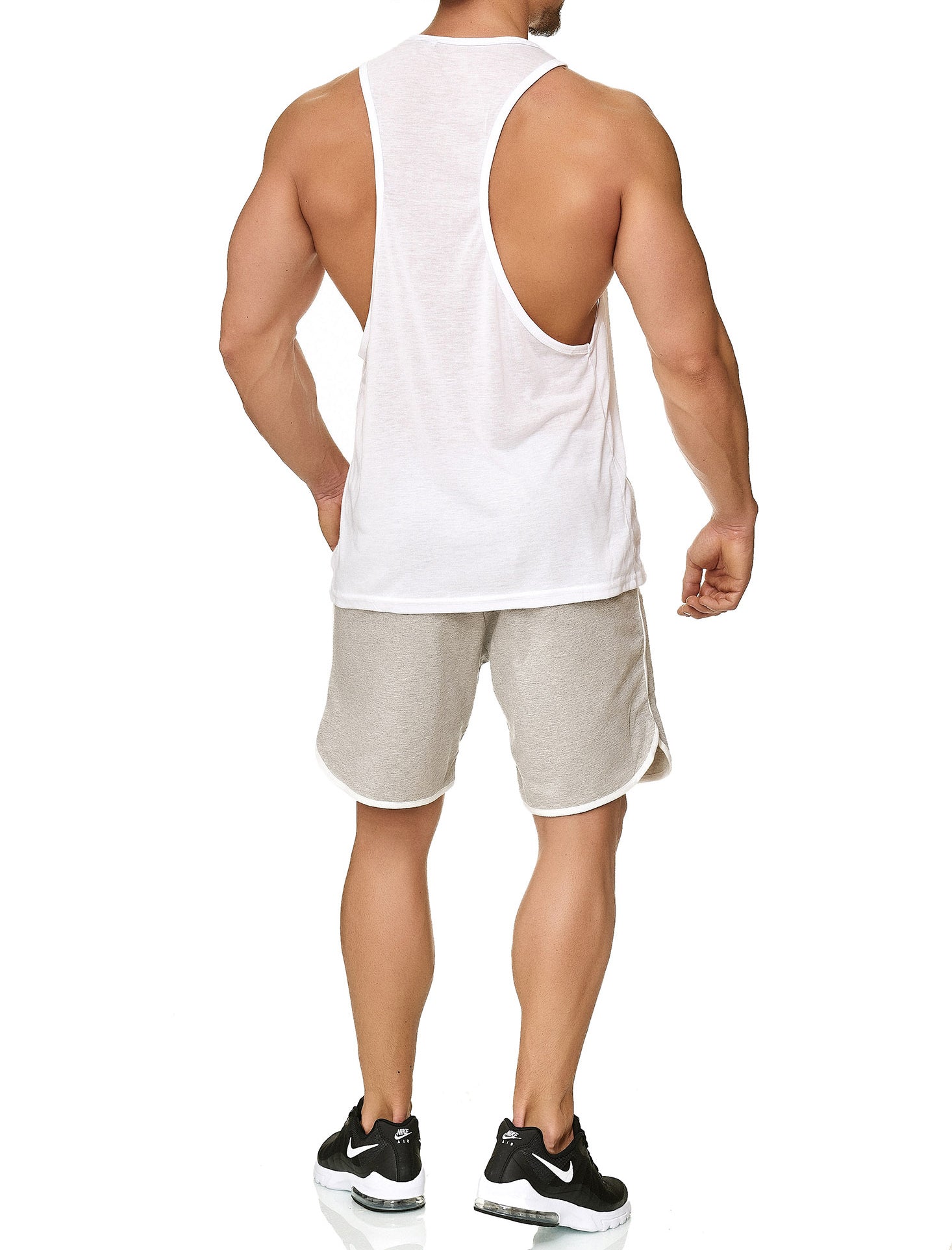 Muscle Shirt Herren Tank Top Weiß