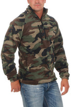 Halfzip Militär Outdoor Camouflage