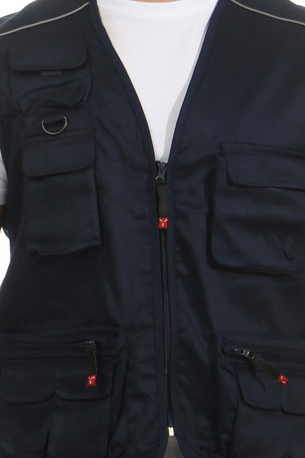 praktische Weste mit Taschen in Dunkelblau