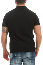 bis 40° waschbares Poloshirt in guter Qualität in Schwarz