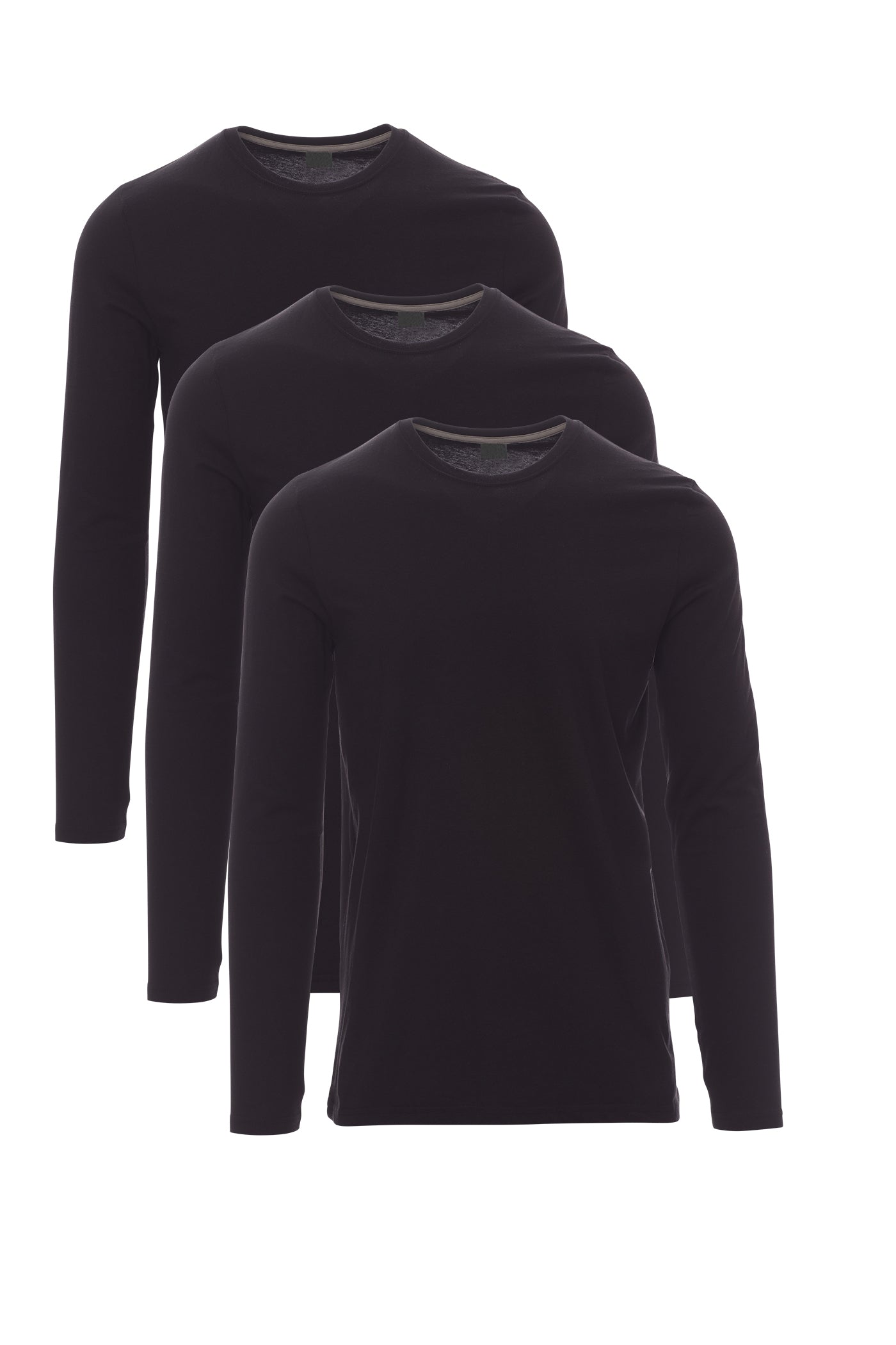 Herren 3er Pack Langarmshirts Pineta