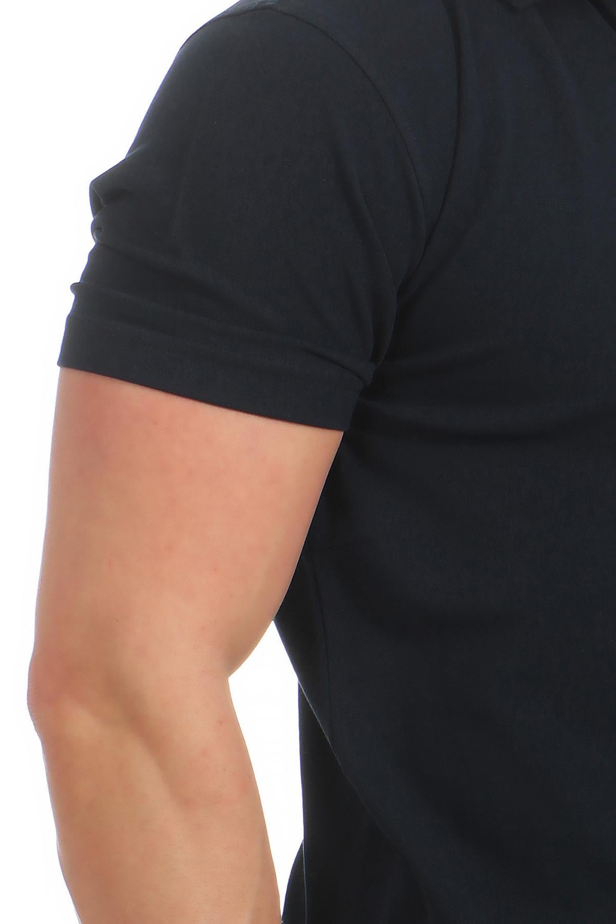 Herren 5er Pack Poloshirt einfarbig Rome