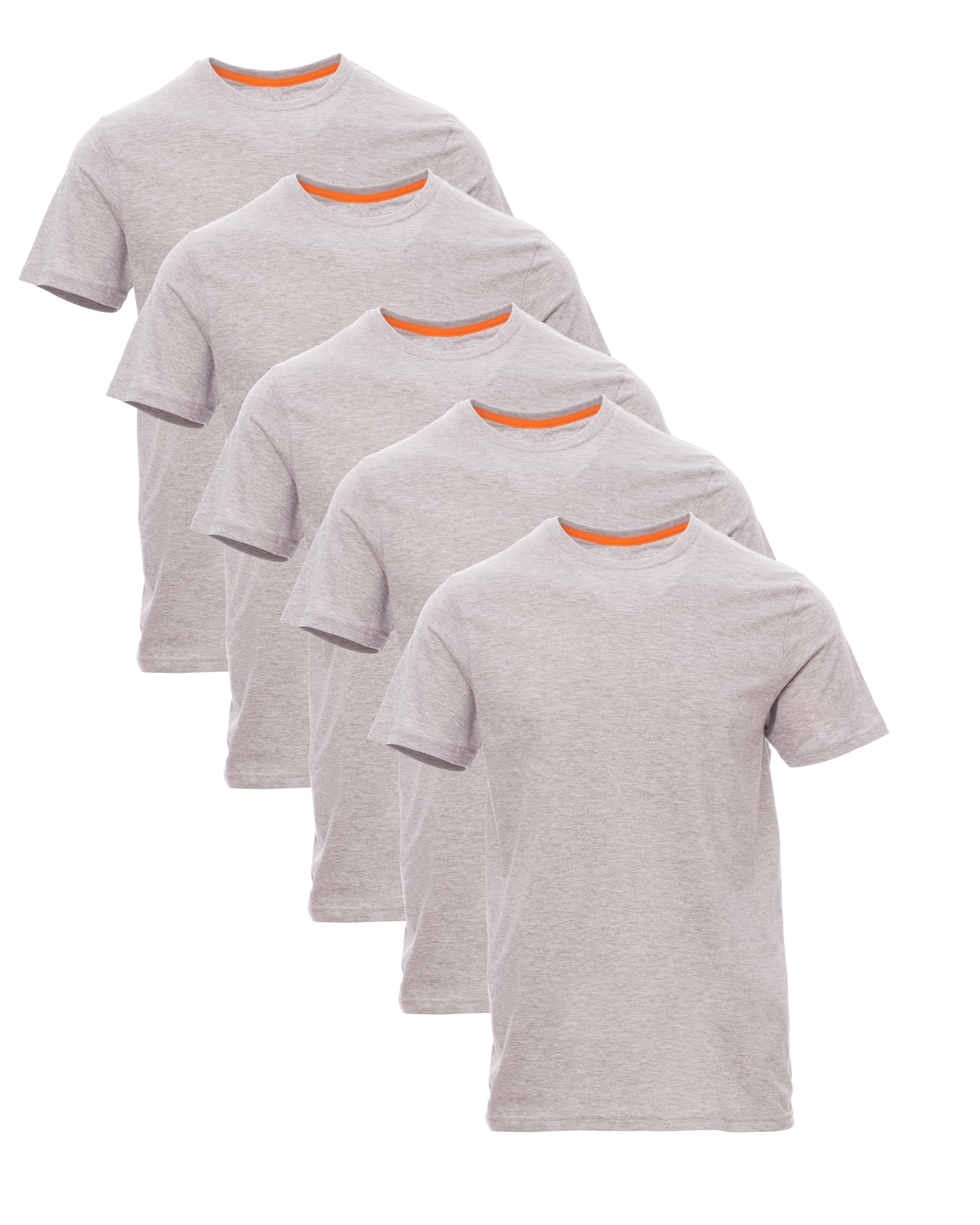 Herren T-Shirt 5er Pack Baumwolle – Sunset