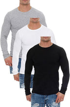 Herren 3er Pack Langarmshirts Pineta