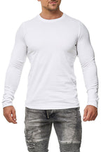 Herren Langarmshirt 100% Baumwolle Pineta