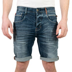 Herren kurze Jeans Hose Bermuda, Haka