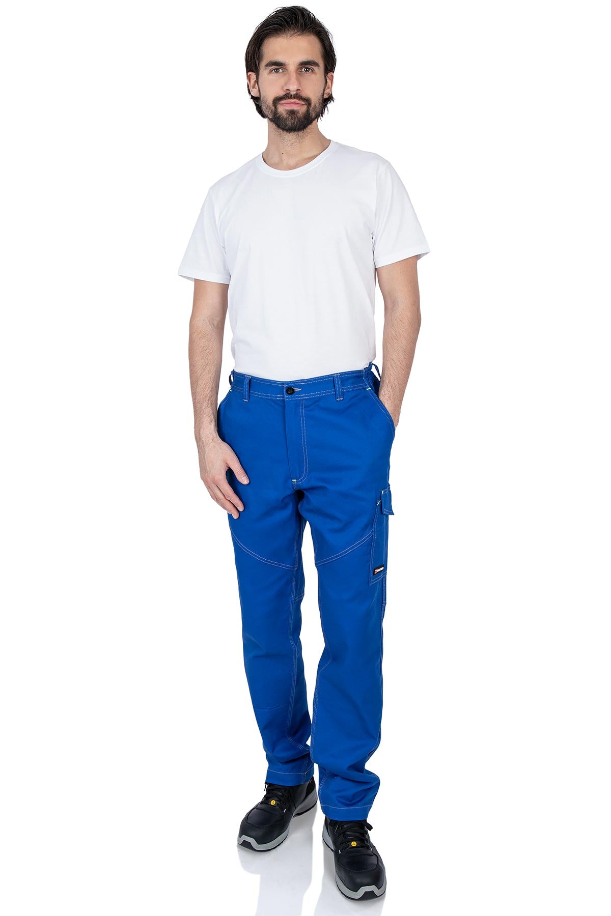 Herren Arbeitshose für Handwerker, Industrie und Profis in Blau