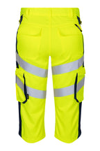 Herren 3/4 Warnschutzhose Safety Light