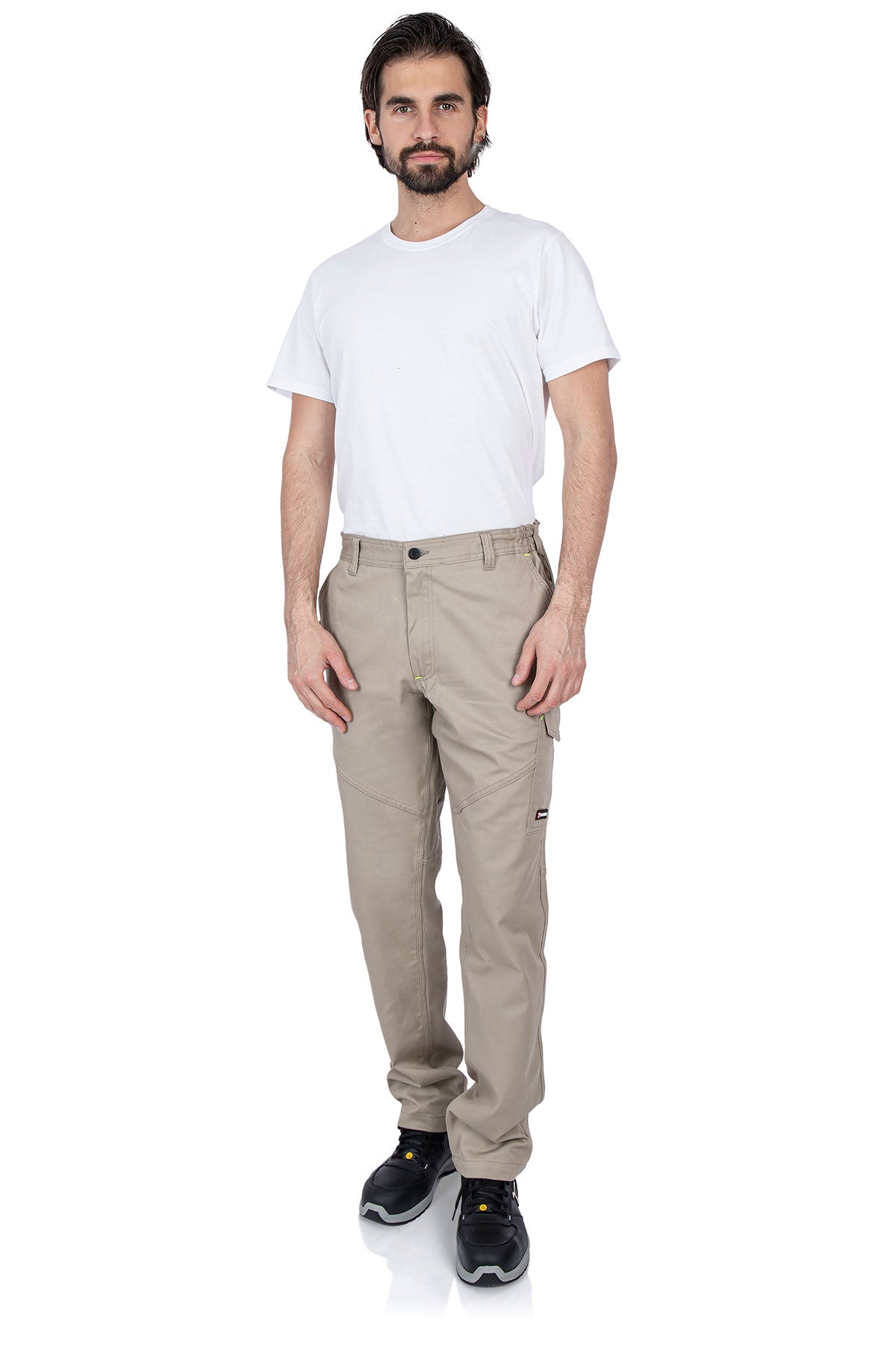 Herren Arbeitshose für Handwerker, Industrie und Profis in Beige