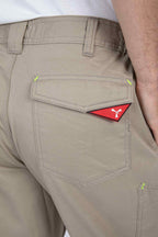 Herren Arbeitshose mit funktionalen Taschen in Beige