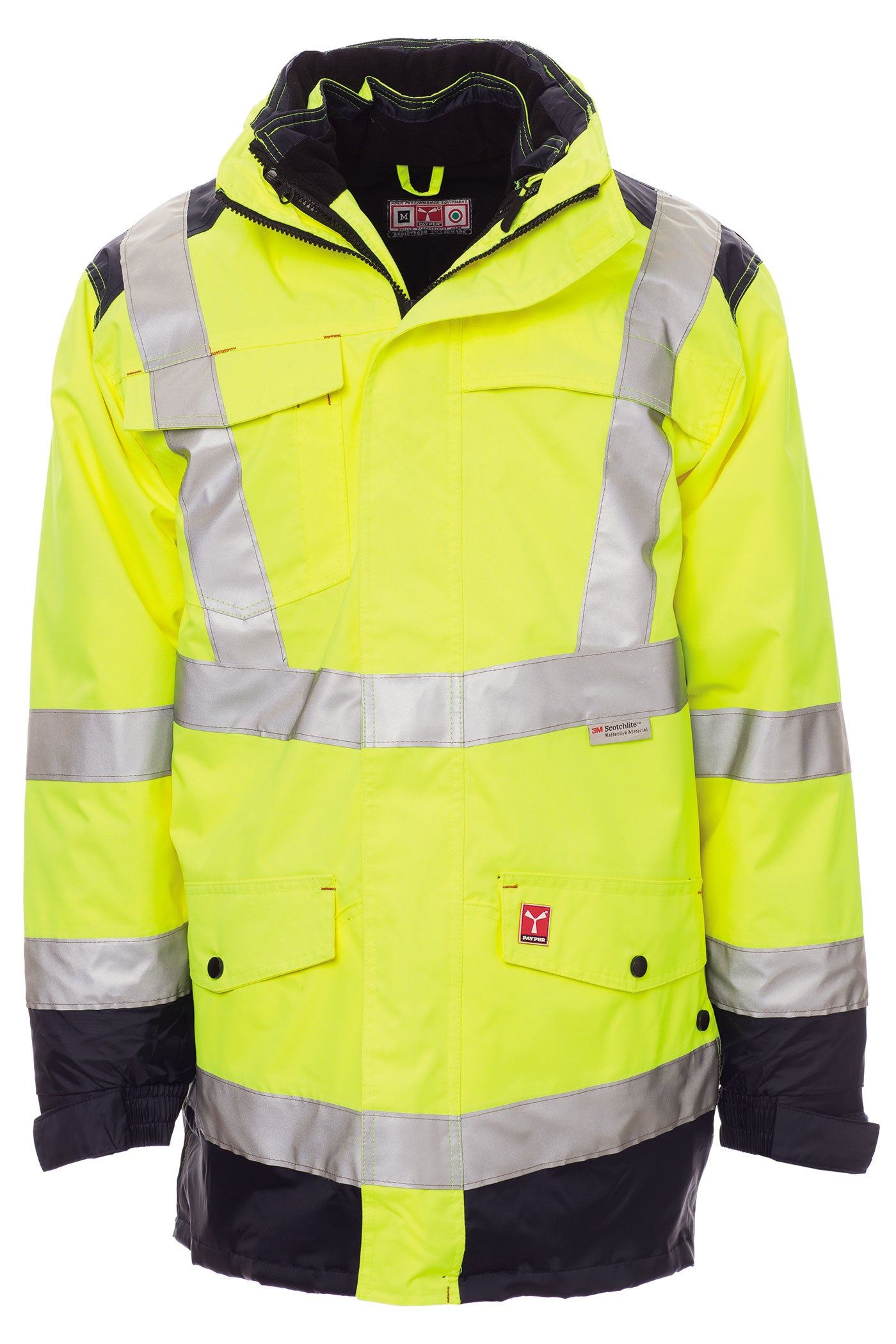 Warnschutz Parka mit Reflexstreifen