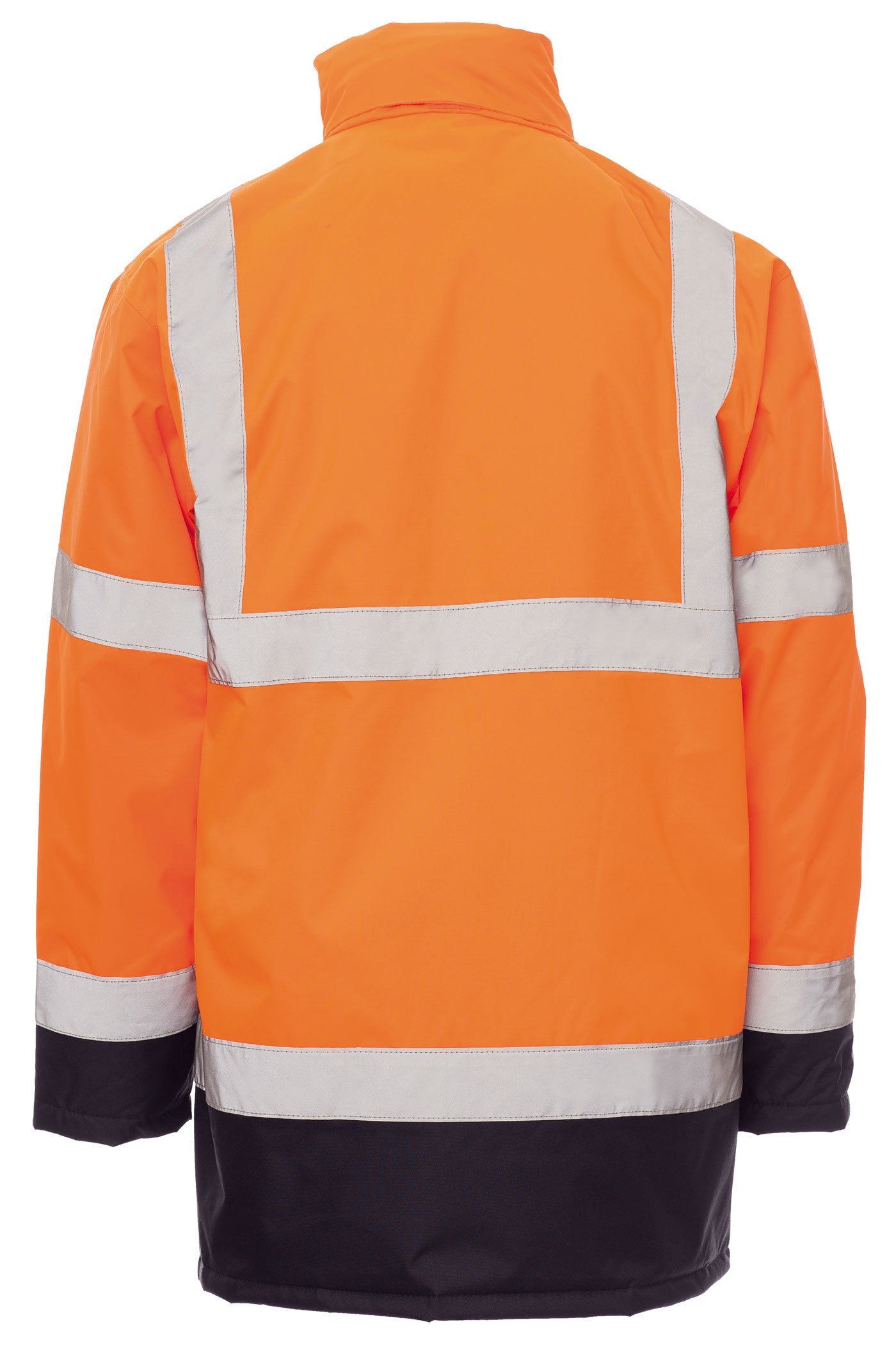 Warmer Herren Parka in Warnschutzfarben