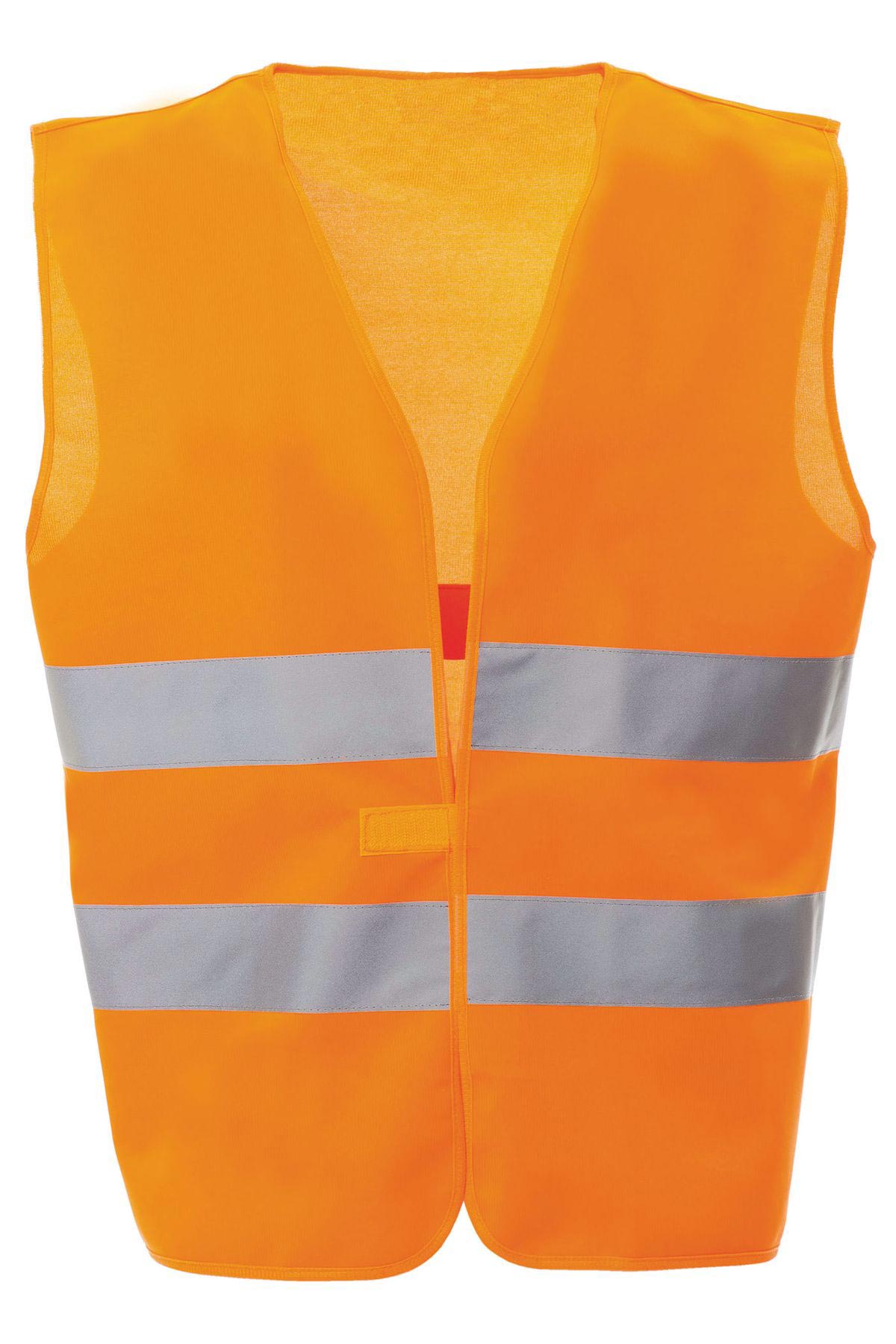 Herren Arbeitsweste Warnschutz Orange