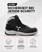 Herren Sicherheitsschuh Arbeitsschuh S3 Leder knöchelhoch Get Force