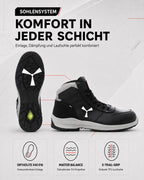 Herren Sicherheitsschuh Arbeitsschuh S3 Leder knöchelhoch Get Force