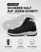 Herren Sicherheitsschuh Arbeitsschuh S3 Leder knöchelhoch Get Force