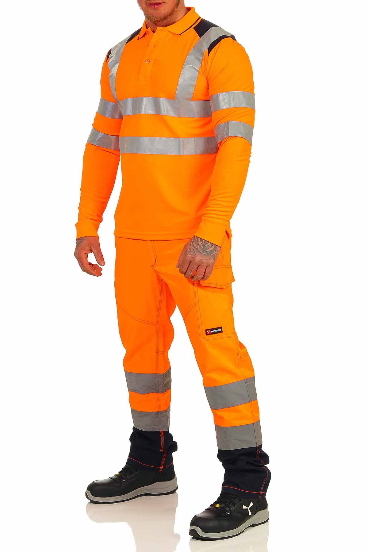 Herren Arbeitssicherheits Hose Orange