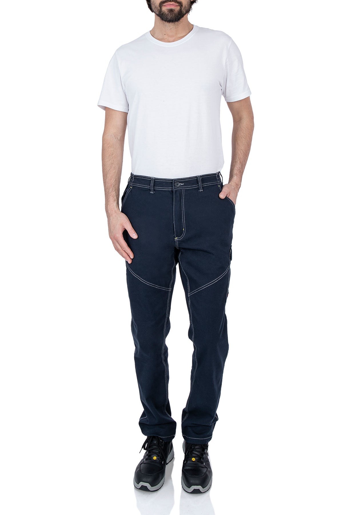 Herren Arbeitshose robust in Dunkelblau