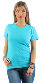 Damen Basic T-Shirt Sunset