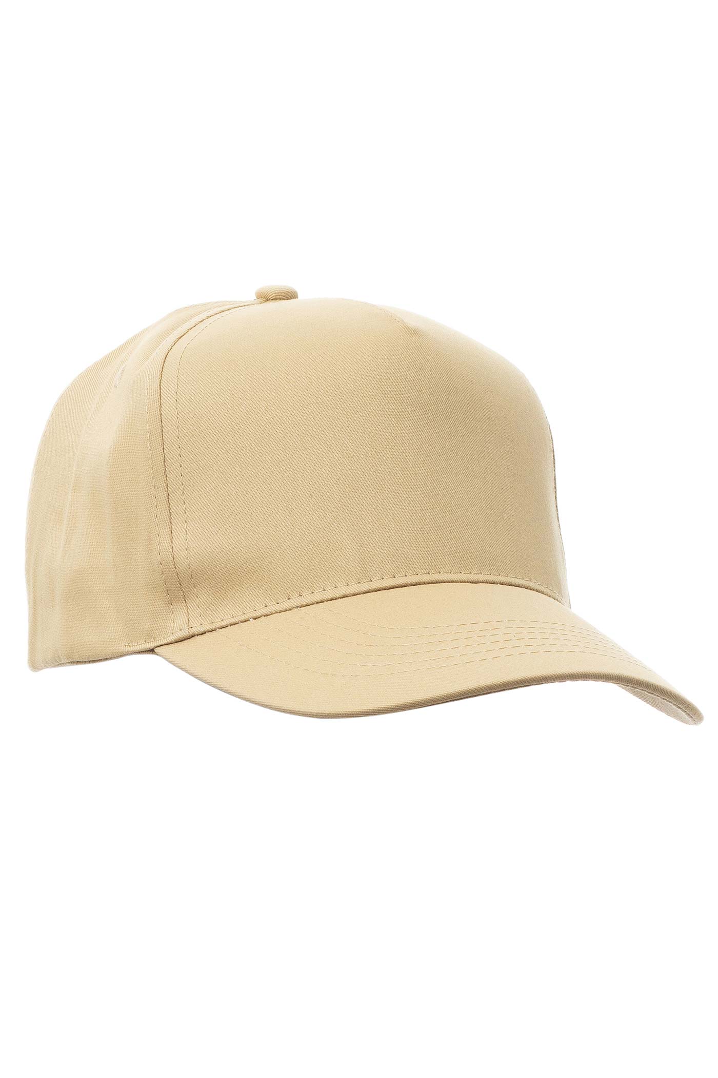 Unisex Basic Basecap für Arbeit und Freizeit aus reiner Baumwolle in Beige