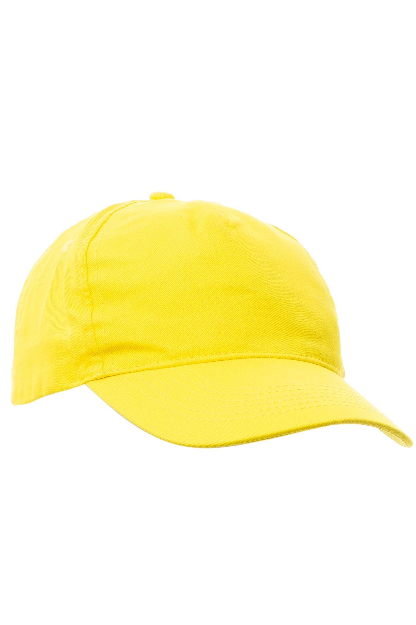 Unisex Basic Basecap für Arbeit und Freizeit aus reiner Baumwolle in Gelb