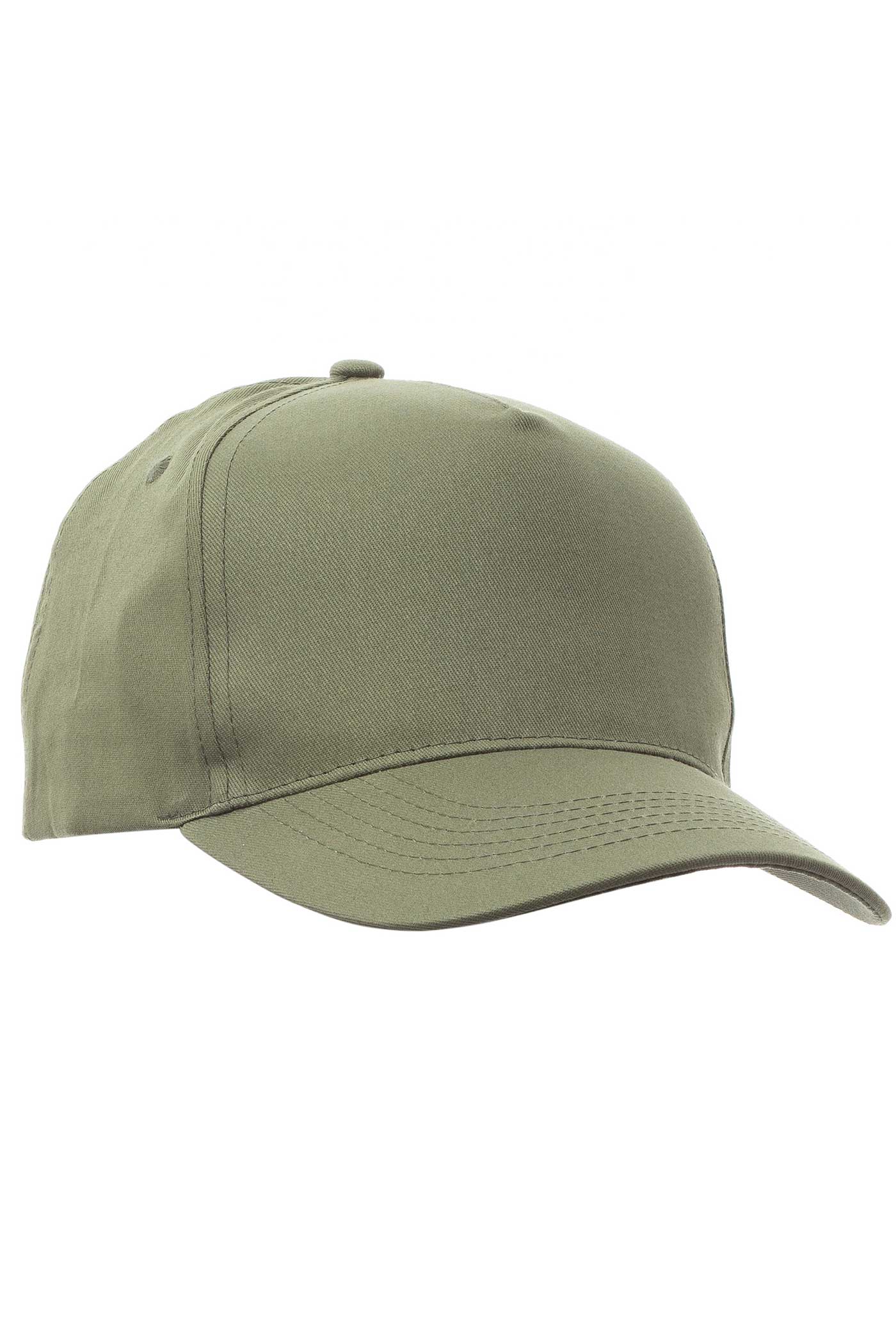 Unisex Basic Basecap für Arbeit und Freizeit aus reiner Baumwolle in Olivgrün