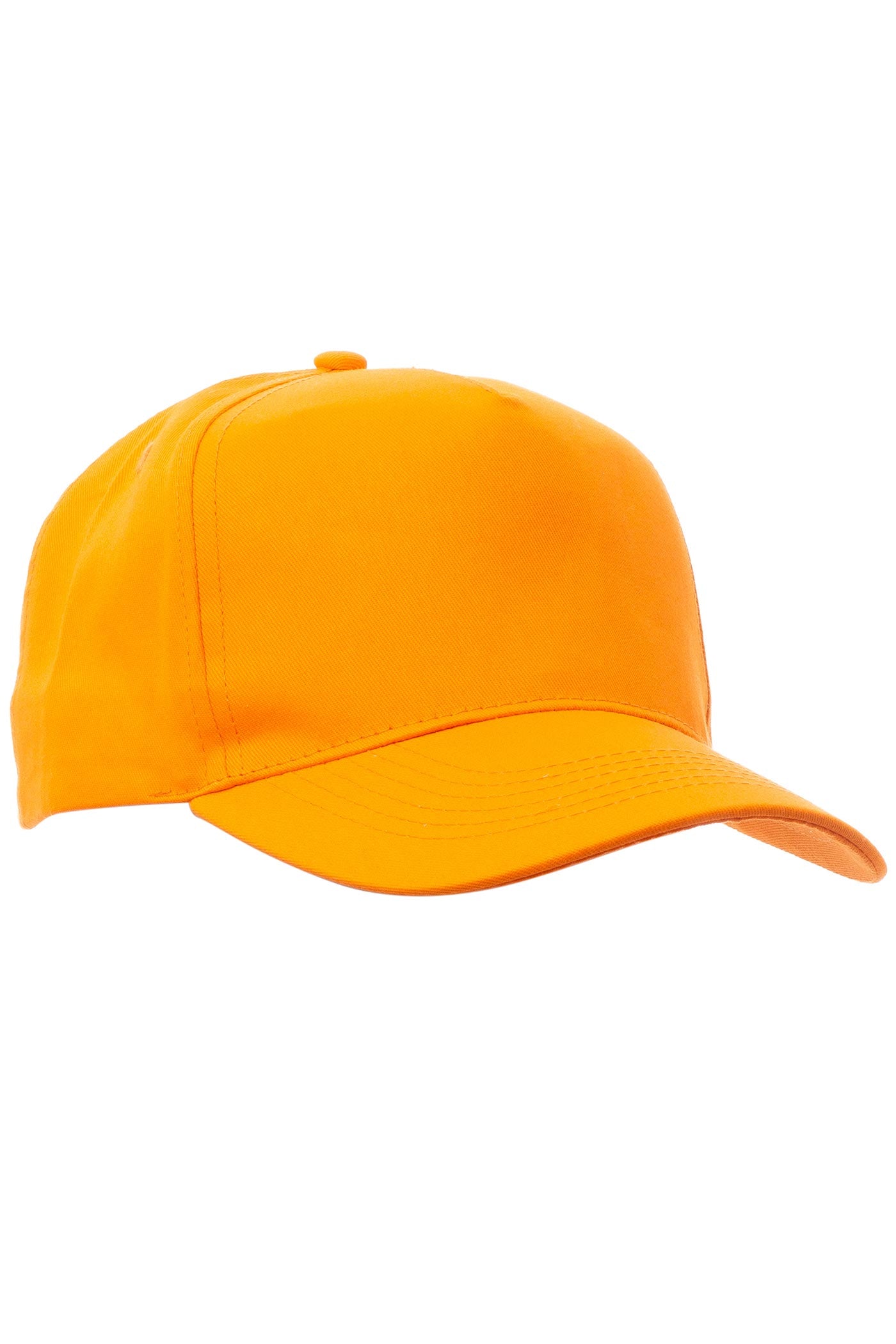 Unisex Basic Basecap für Arbeit und Freizeit aus reiner Baumwolle in Orange