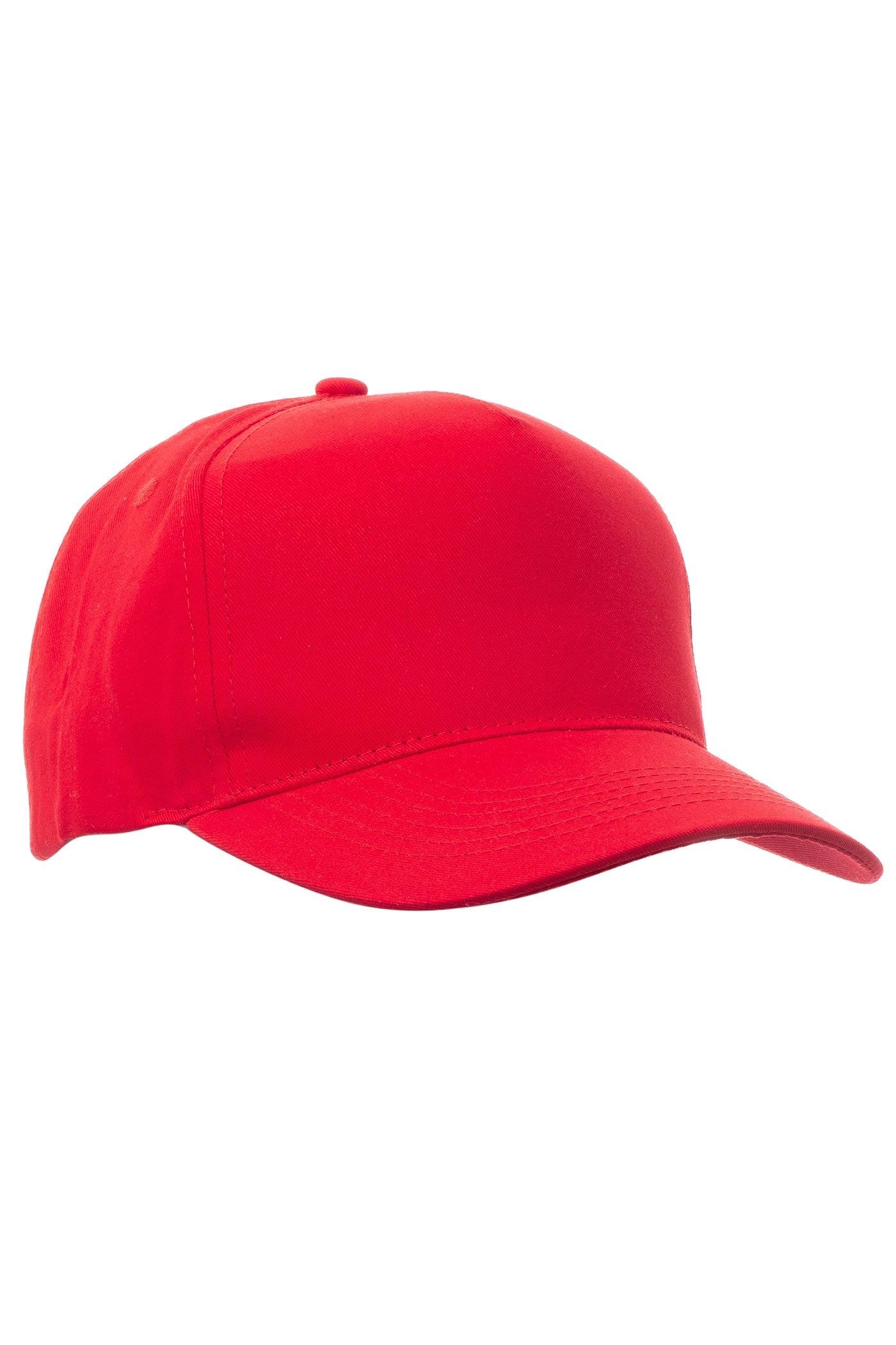 Unisex Basic Basecap für Arbeit und Freizeit aus reiner Baumwolle in Rot