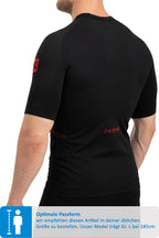 Arbeits-Kompressionsshirt Schwarz