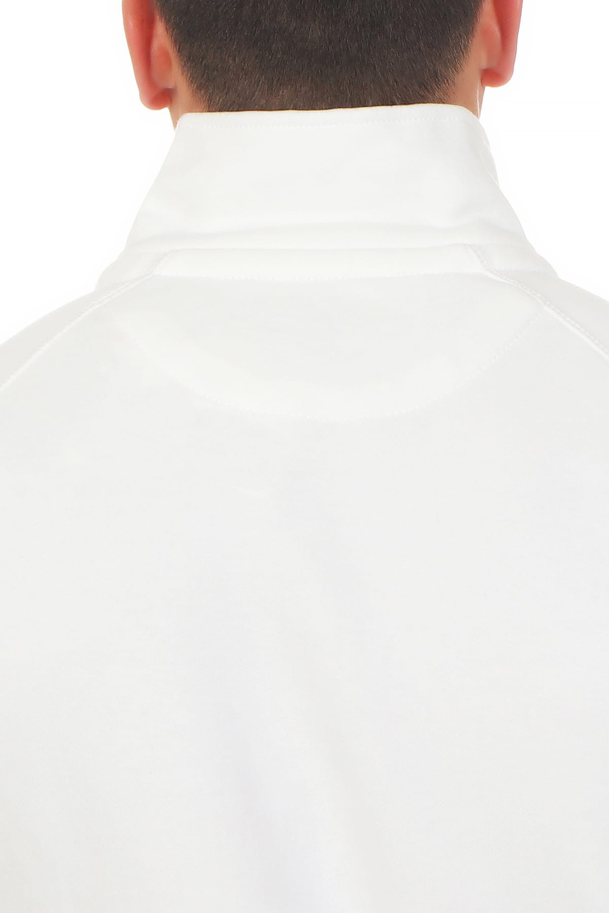 Männer Arbeitsjacke aus Stoff in Weiß