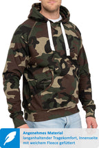 Hoodie Männer mit Bändel