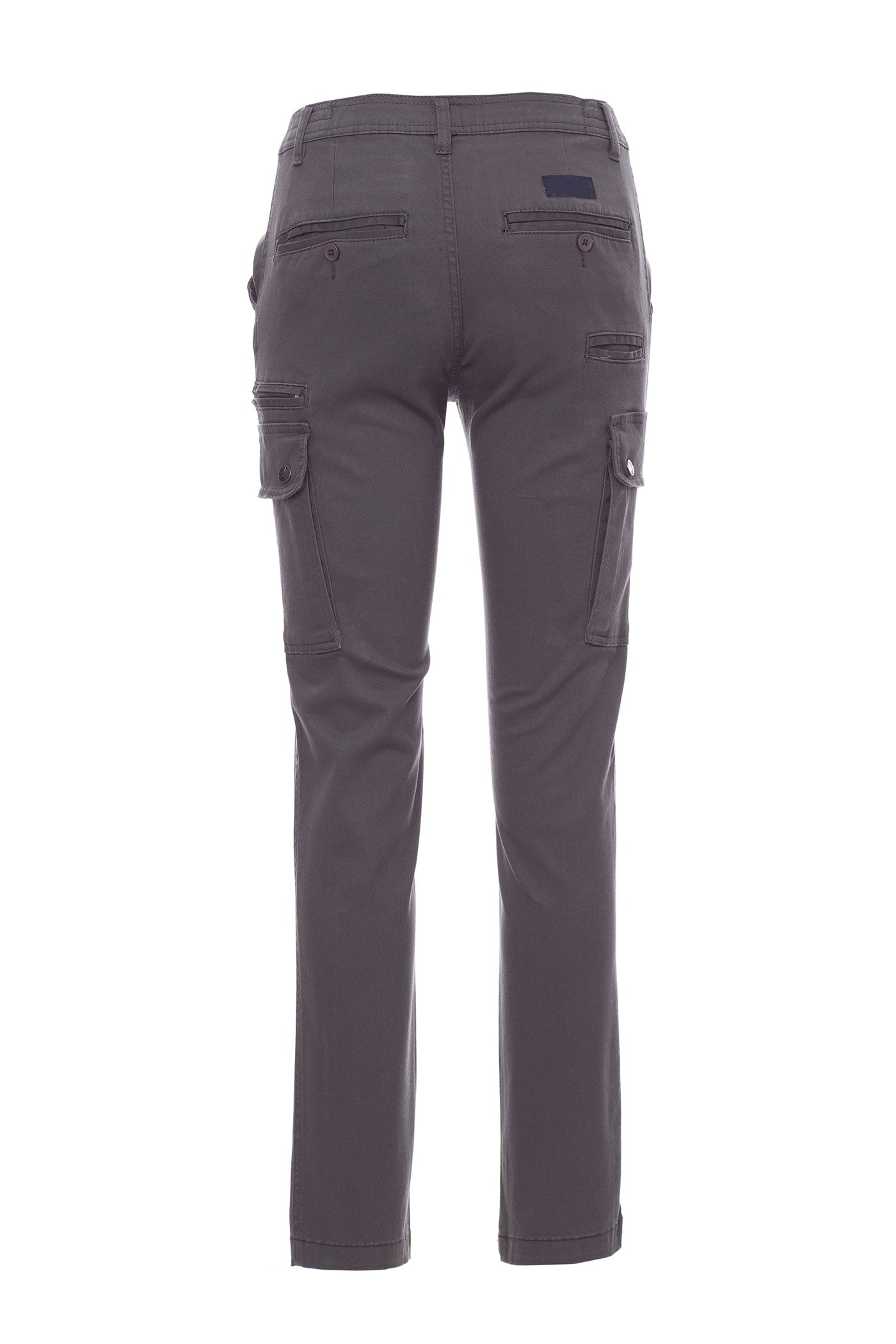 Damen Arbeitshose mit Gesäßtaschen und klassischem Schnitt in Anthrazit