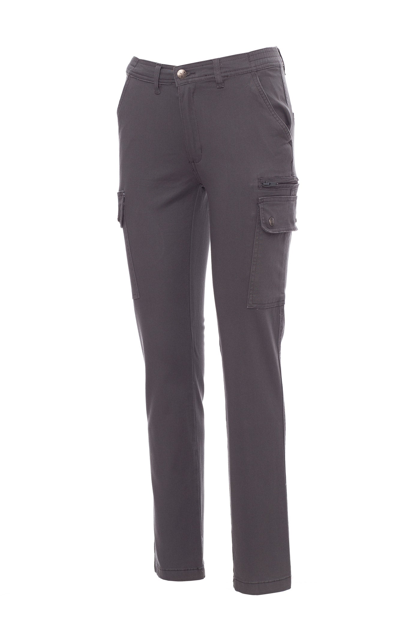 Damen Arbeitshose mit funktionalen Taschen in Anthrazit