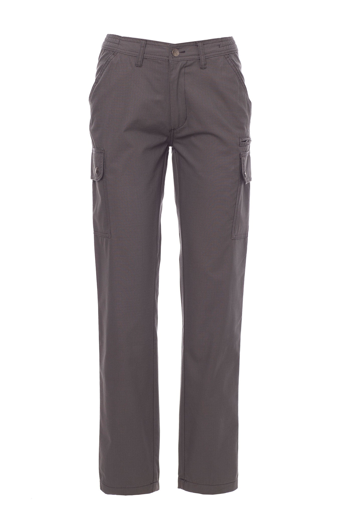 Damen Arbeitshose aus reiner Baumwolle mit Ripstop in Anthrazit