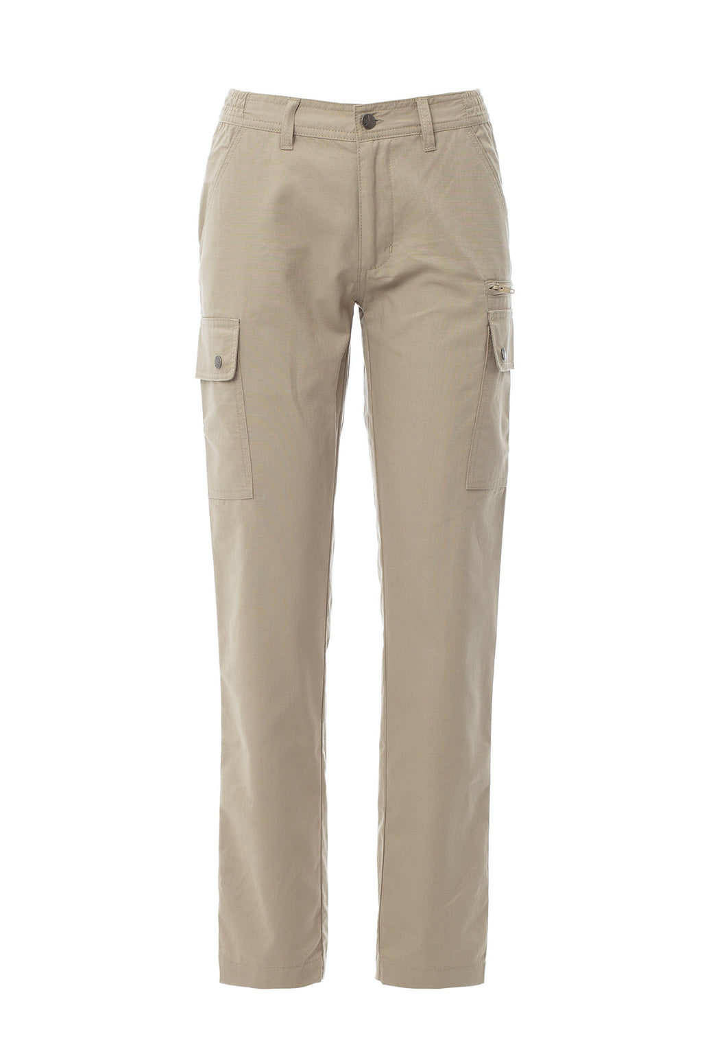 Damen Arbeitshose aus reiner Baumwolle mit Ripstop in Khaki