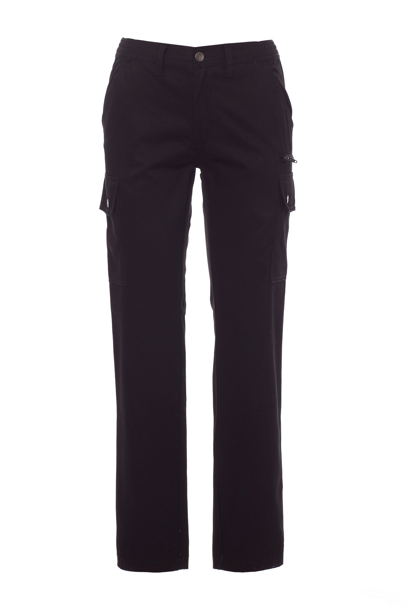 Damen Arbeitshose für das ganze Jahr robust in Schwarz