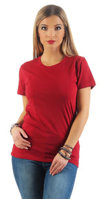 Damen Basic T-Shirt Sunset