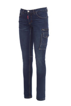 Damen Jeans mit vielen Taschen aus hochwertigem Material in Dunkelblau