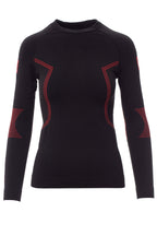 Damen Funktionsshirt Schwarz eng