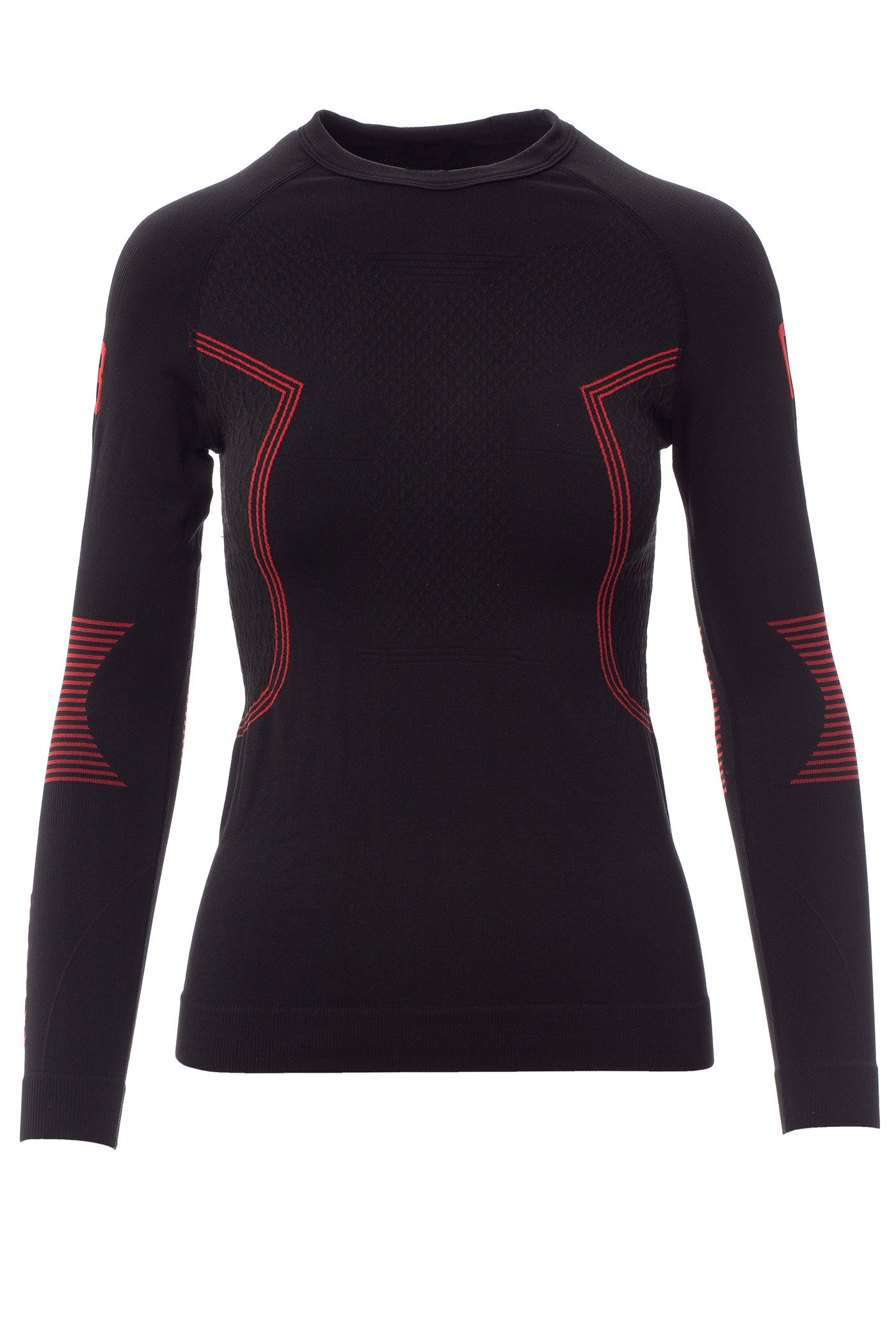 Damen Funktionsshirt Schwarz eng