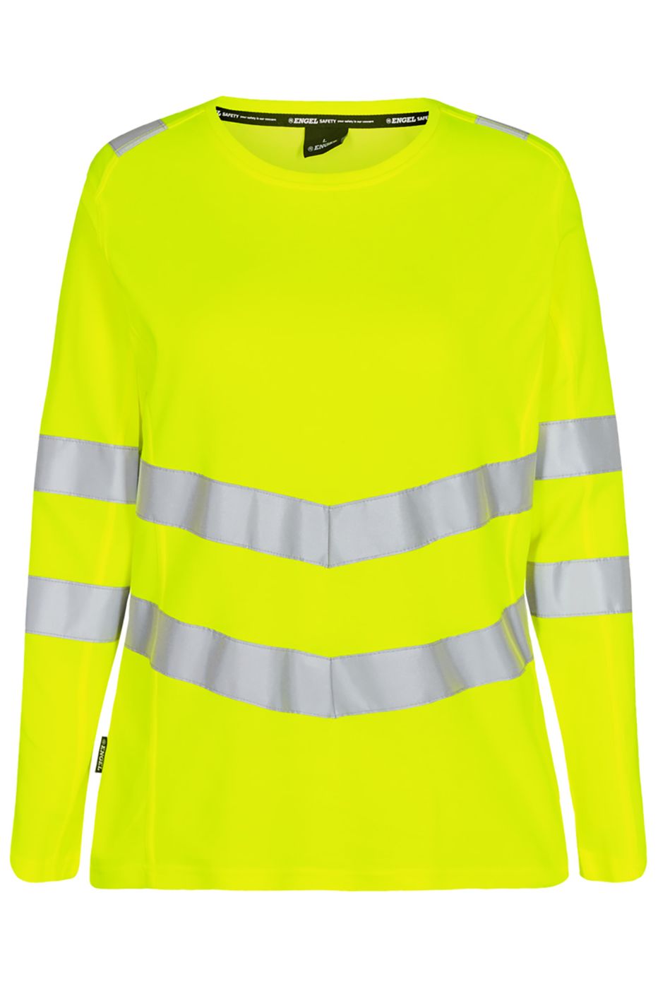 Damen Warnschutz langarm T-Shirt Warnshirt