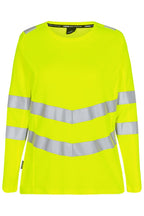 Damen Warnschutz langarm T-Shirt Warnshirt