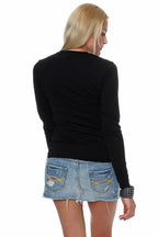 Damen Langarmshirt Basic Pineta