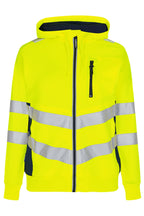 Damen Warnschutz Sweatcardigan