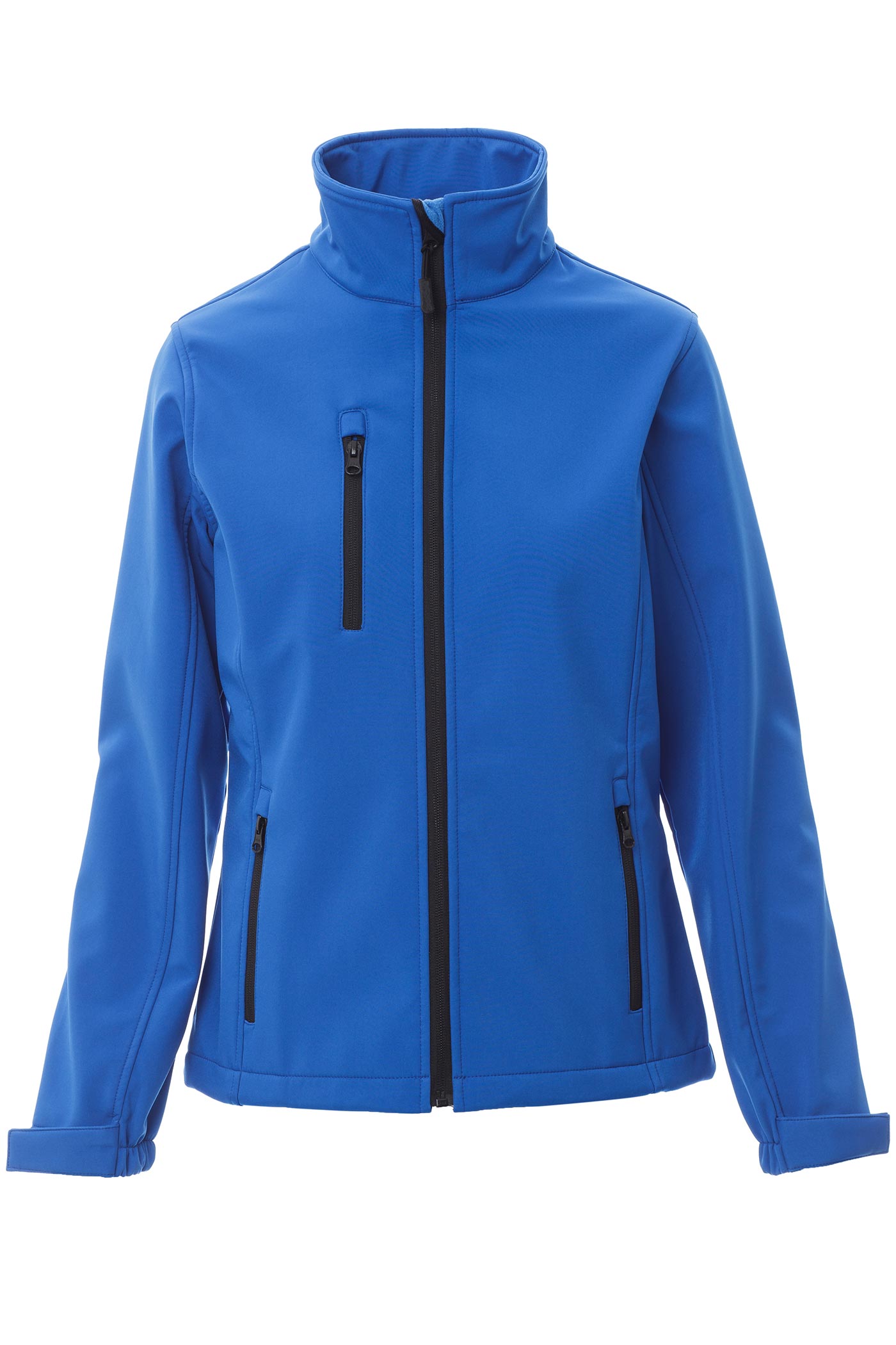 Damen Softshelljacke für Arbeit und Freizeit in Blau
